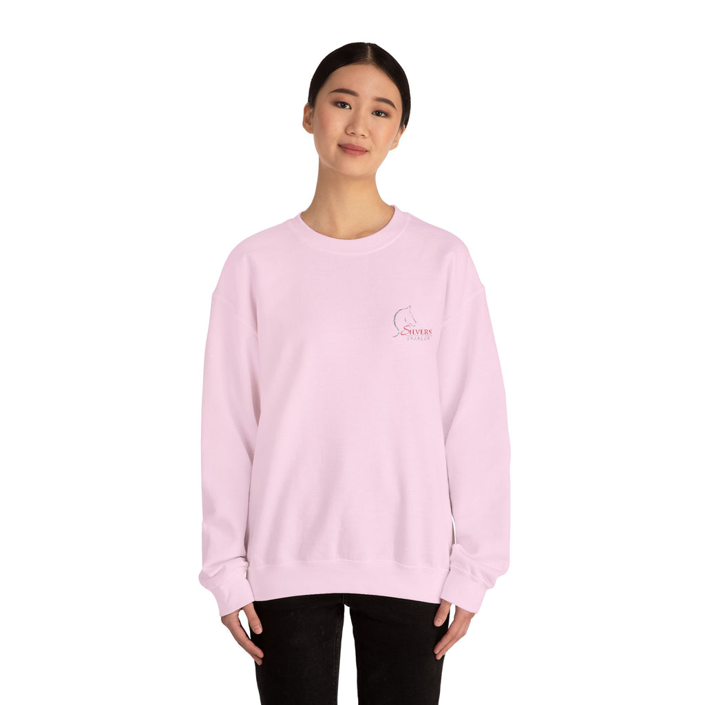 Silvers Stables Unisex Heavy Blend™ Crewneck Sweatshirt (Embroidered Logo)
