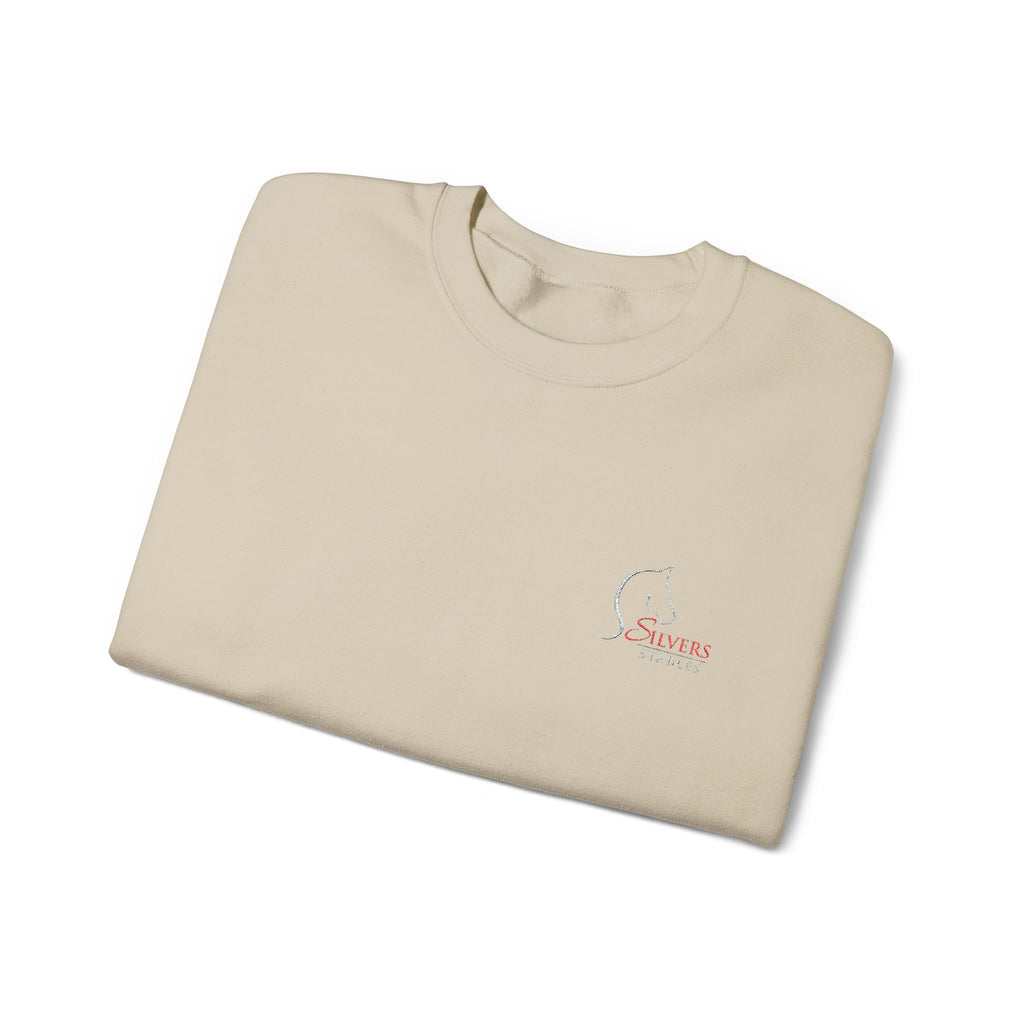 Silvers Stables Unisex Heavy Blend™ Crewneck Sweatshirt (Embroidered Logo)