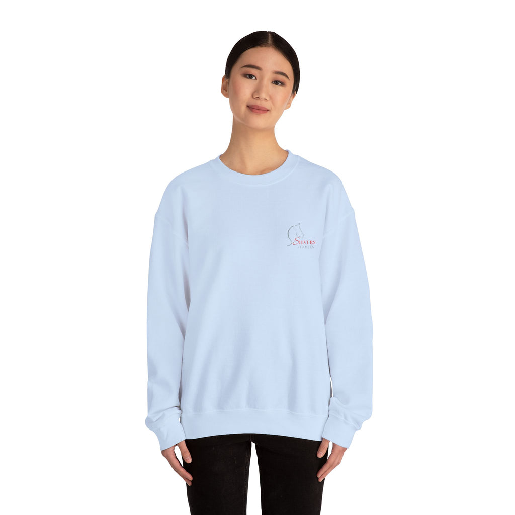 Silvers Stables Unisex Heavy Blend™ Crewneck Sweatshirt (Embroidered Logo)
