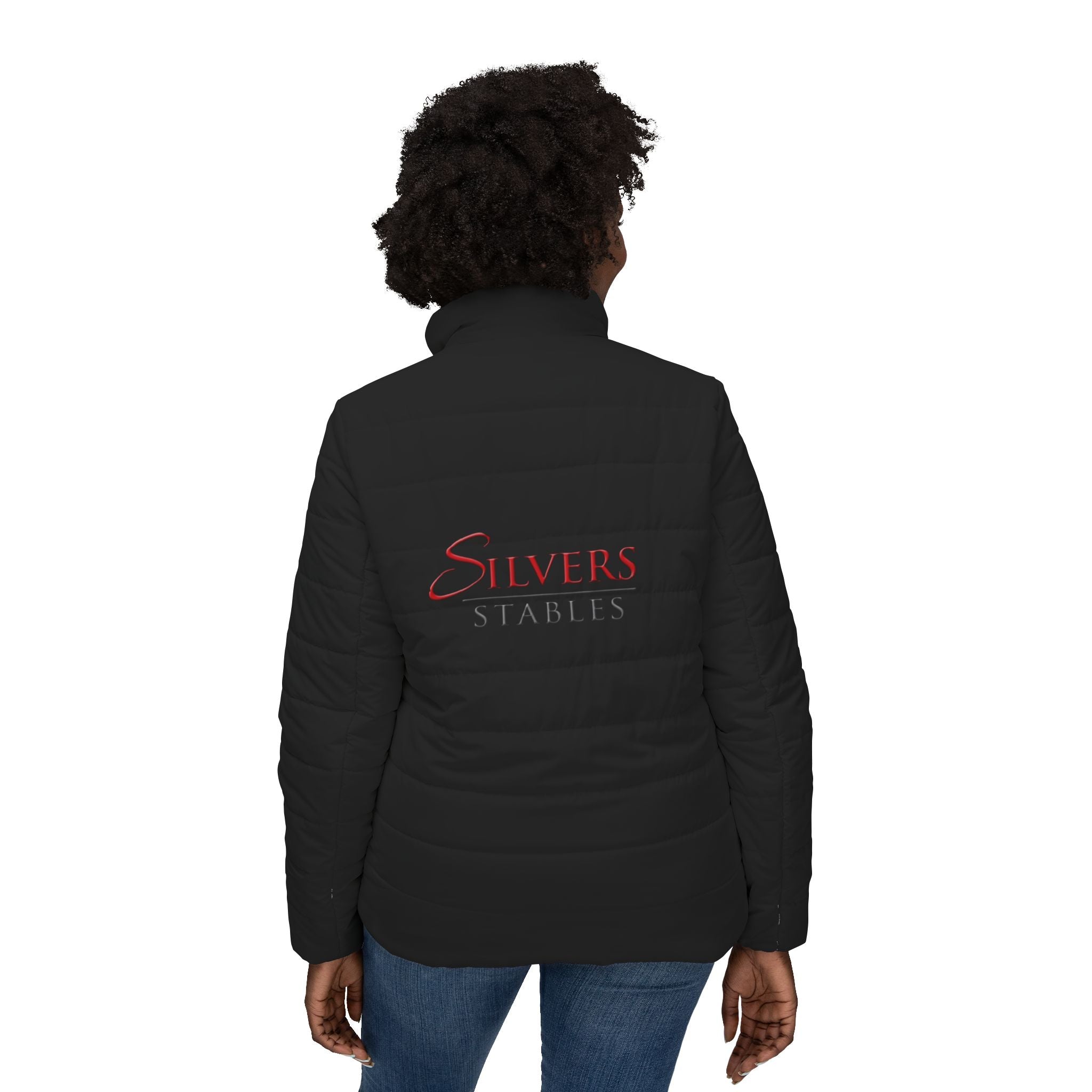 Silvers Women’s Puffer Jacket (AOP)