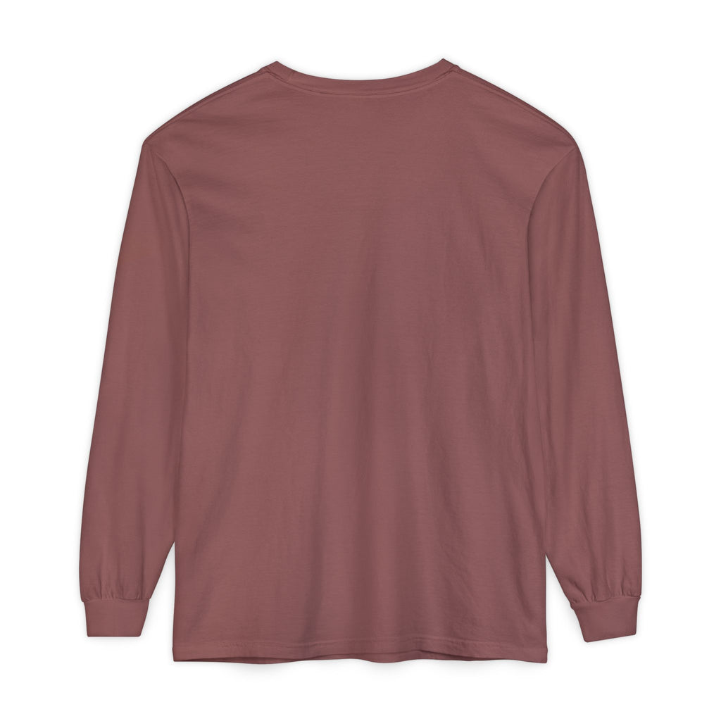 Silvers Unisex Garment-dyed Long Sleeve T-Shirt