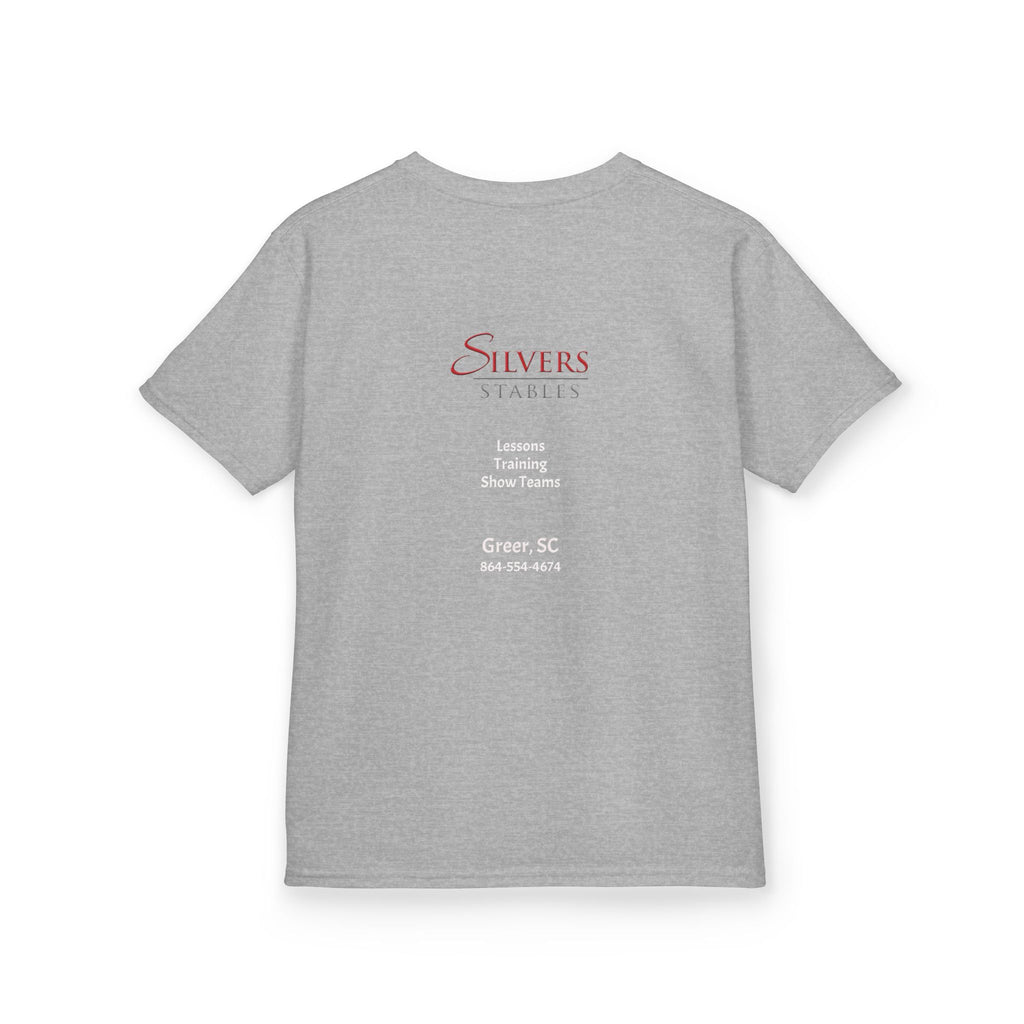 Silvers Stables Front and Back (Kids Heavy Cotton™ Tee)