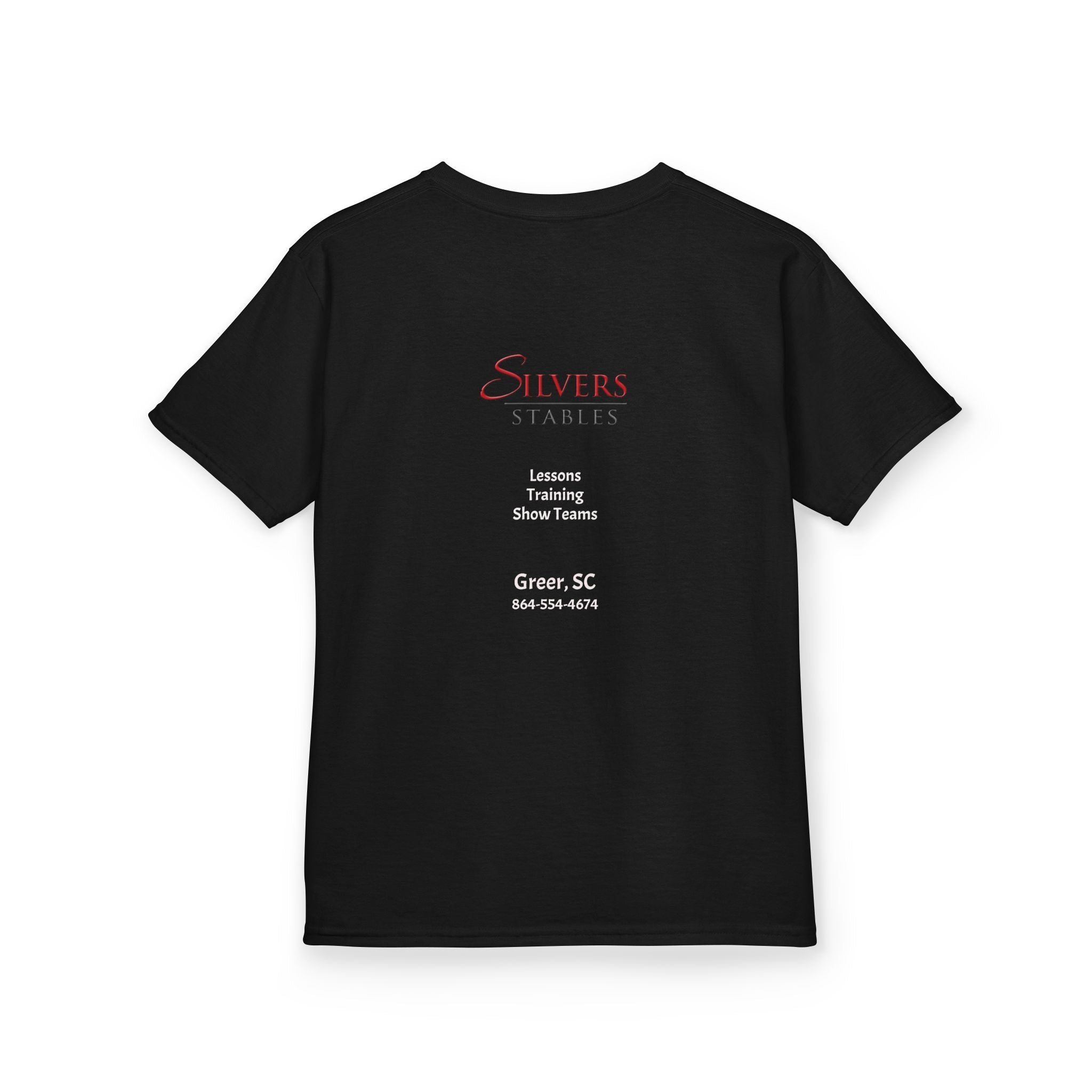 Silvers Stables Front and Back (Kids Heavy Cotton™ Tee)