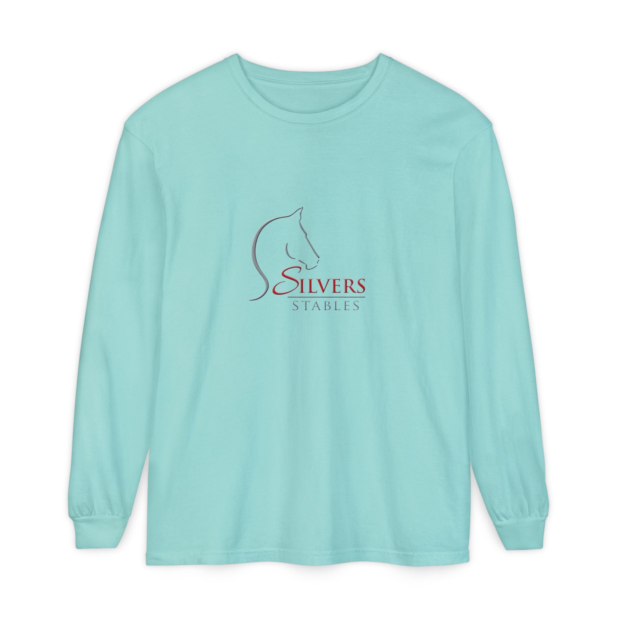 Silvers Unisex Garment-dyed Long Sleeve T-Shirt