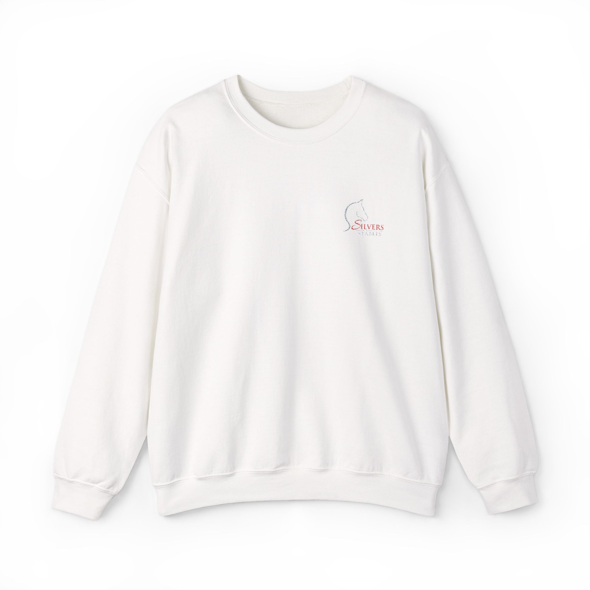 Silvers Stables Unisex Heavy Blend™ Crewneck Sweatshirt (Embroidered Logo)