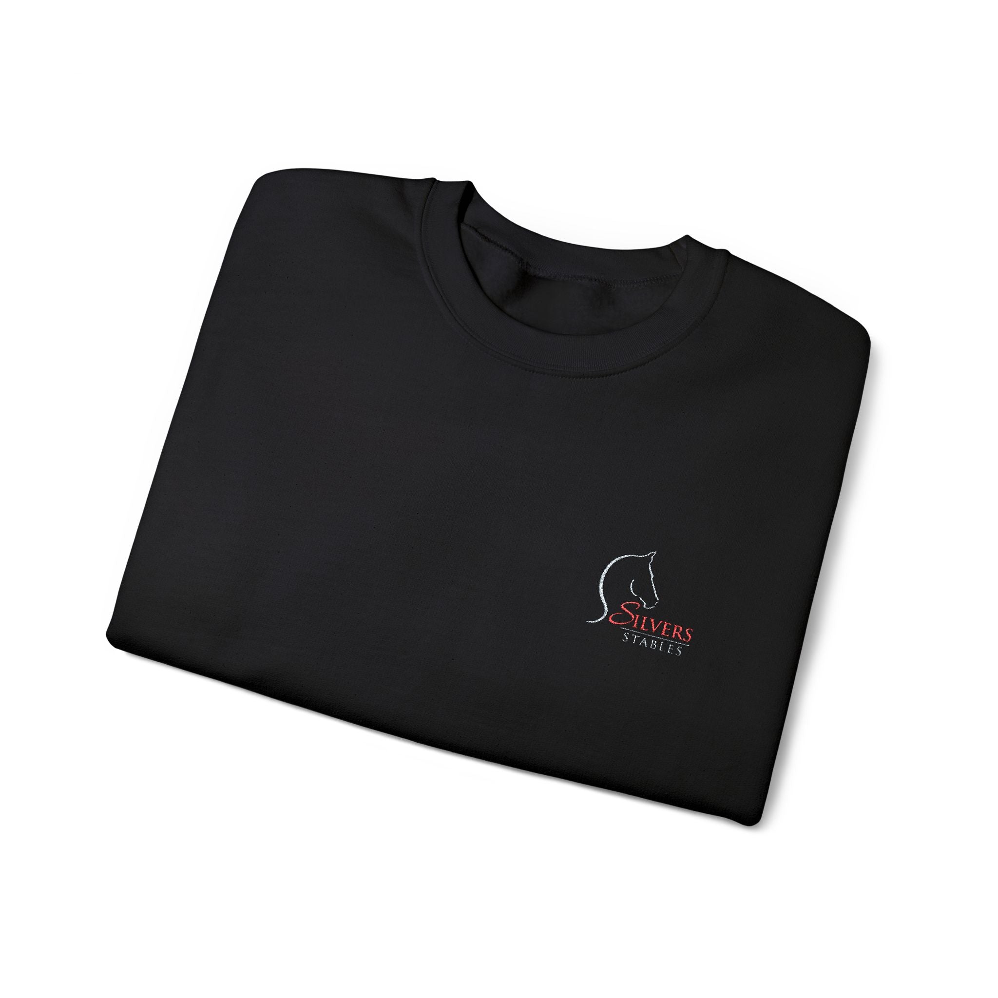 Silvers Stables Unisex Heavy Blend™ Crewneck Sweatshirt (Embroidered Logo)