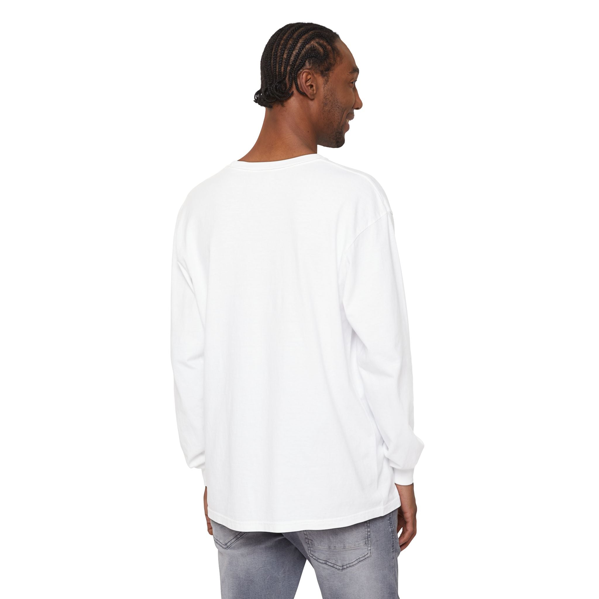 Silvers Unisex Garment-dyed Long Sleeve T-Shirt