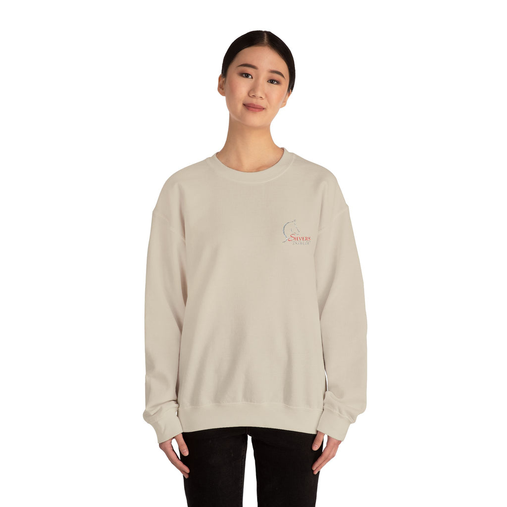 Silvers Stables Unisex Heavy Blend™ Crewneck Sweatshirt (Embroidered Logo)