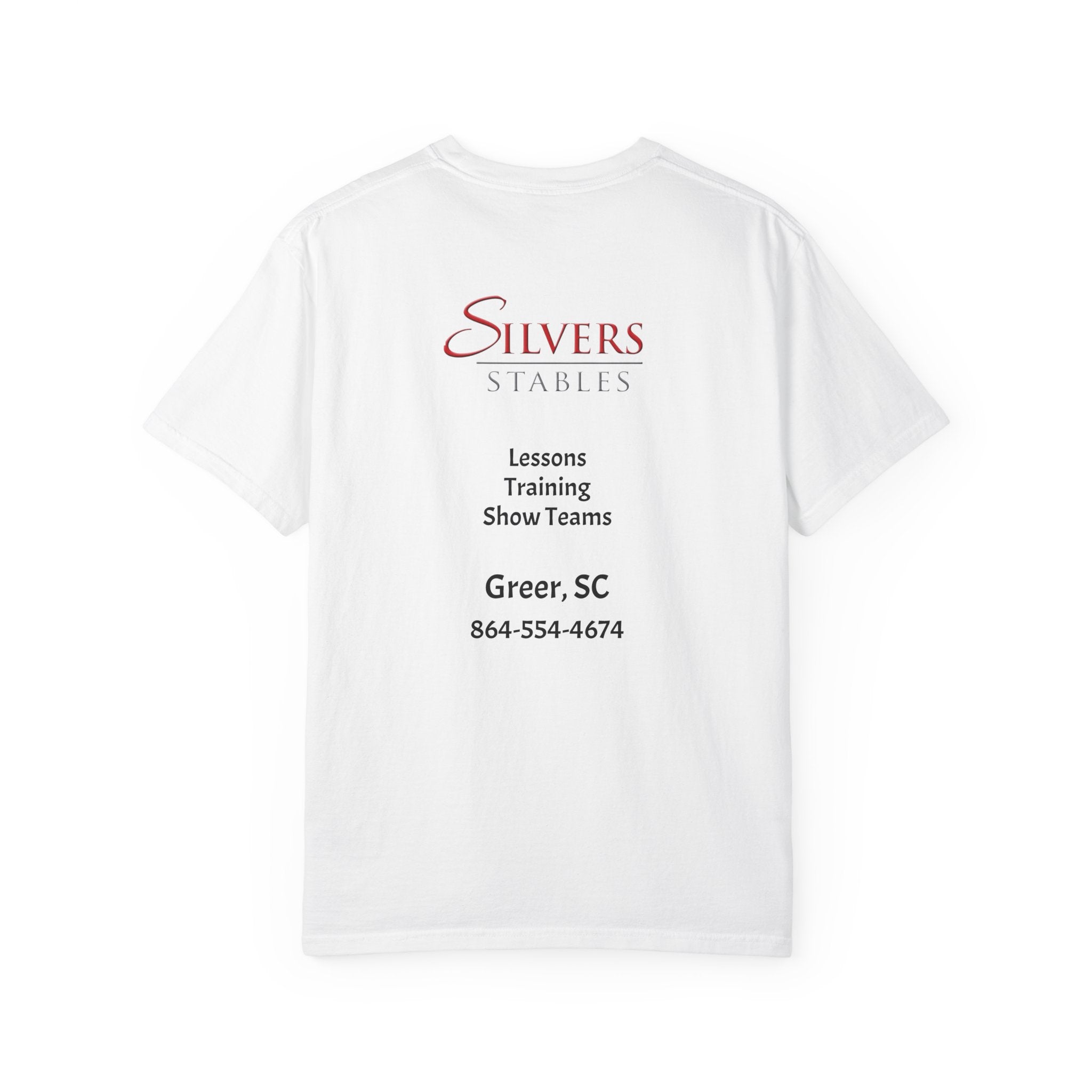 Silvers Stables T-Shirt Front and Back (Unisex Adult)