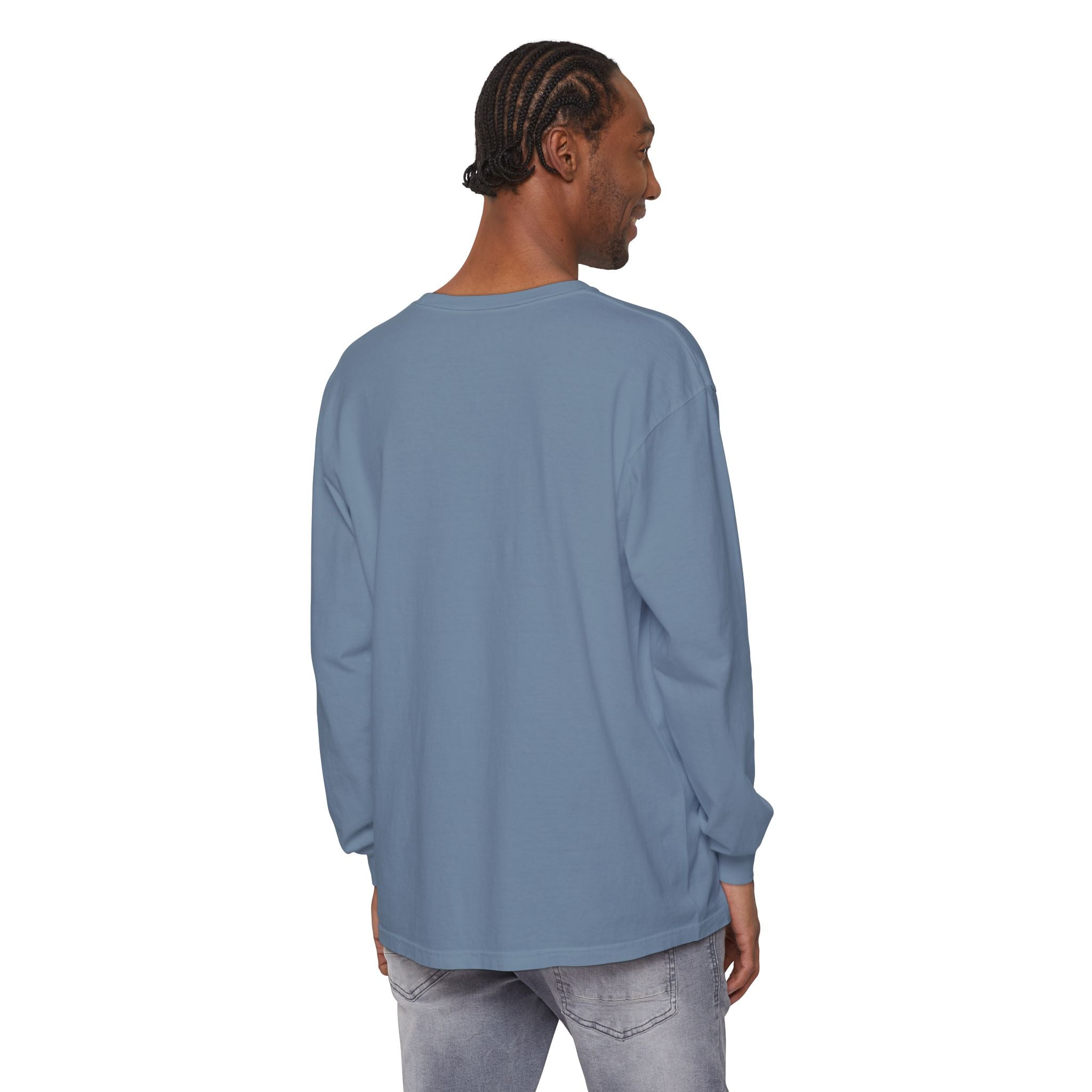 Silvers Unisex Garment-dyed Long Sleeve T-Shirt