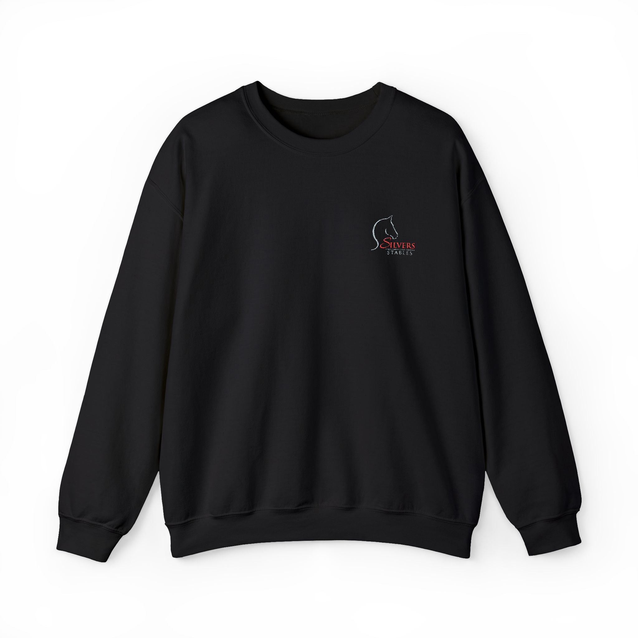 Silvers Stables Unisex Heavy Blend™ Crewneck Sweatshirt (Embroidered Logo)