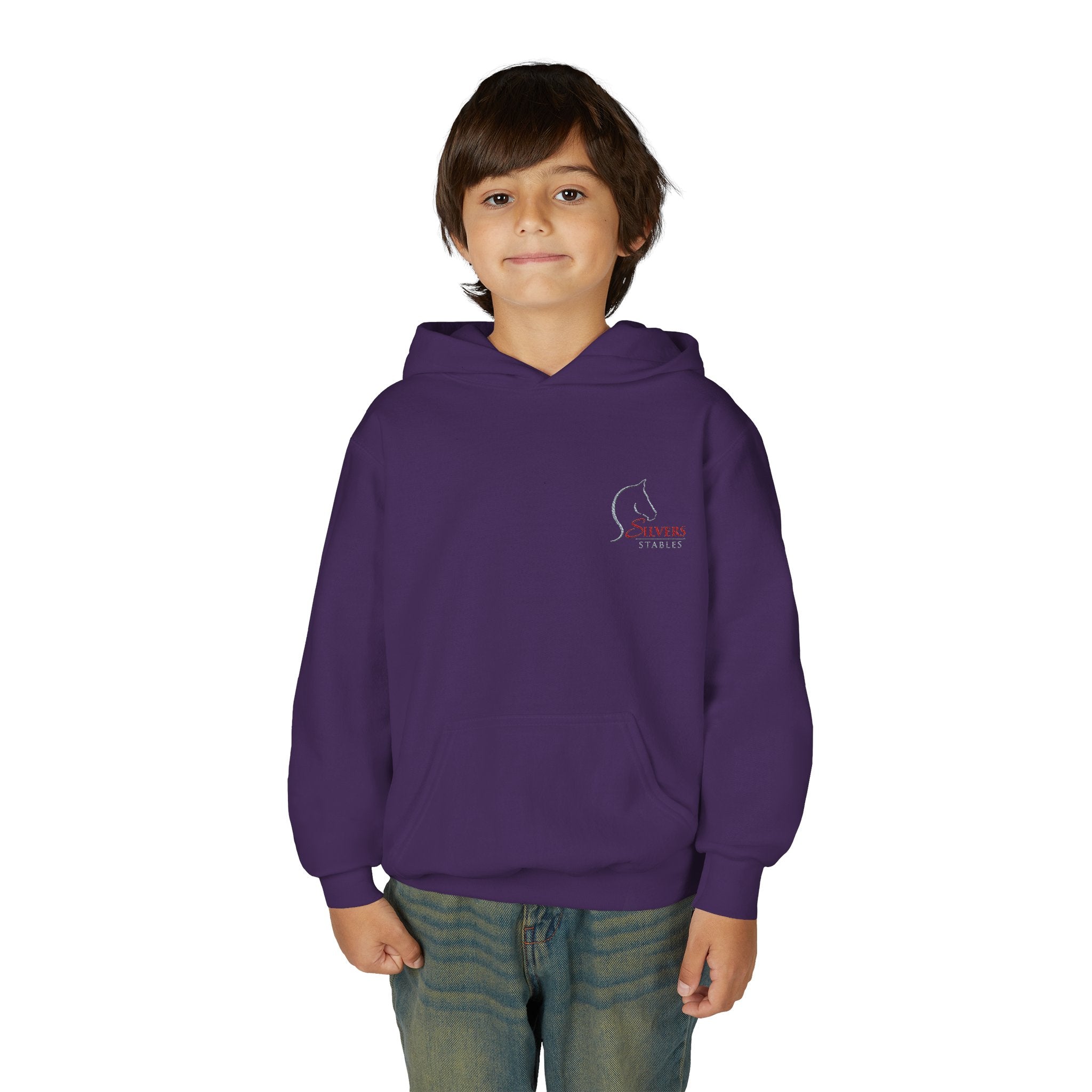 Silvers Youth Heavy Blend Hooded Sweatshirt