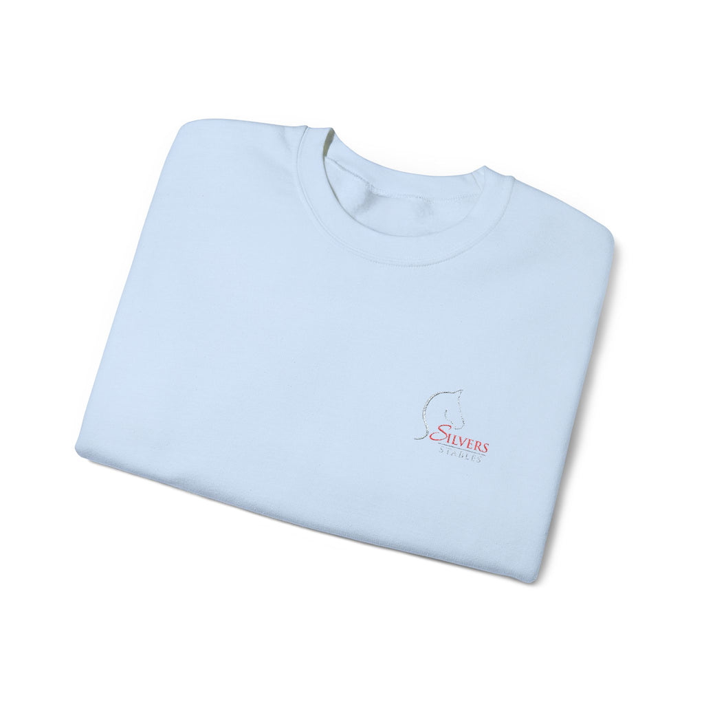 Silvers Stables Unisex Heavy Blend™ Crewneck Sweatshirt (Embroidered Logo)