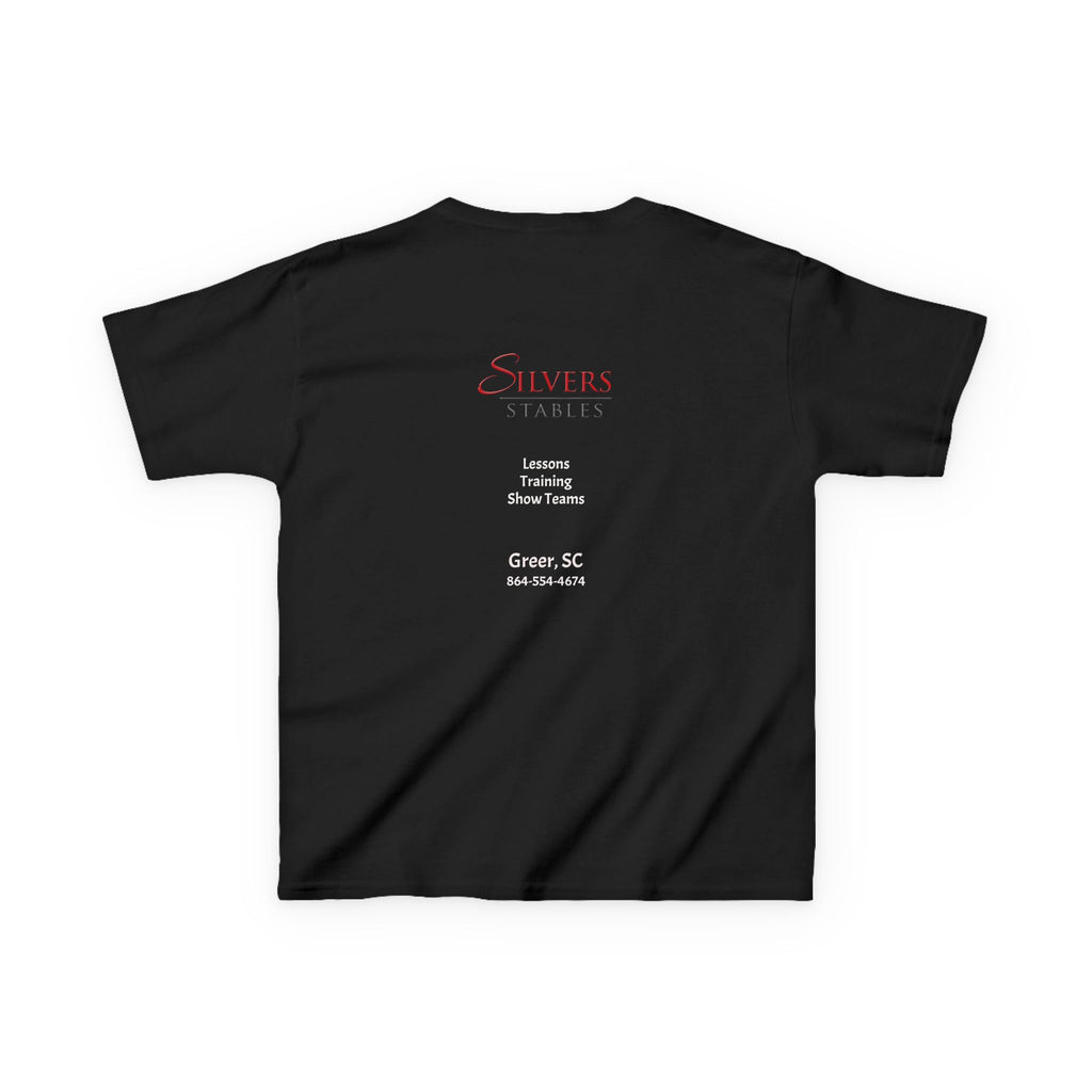 Silvers Stables Front and Back (Kids Heavy Cotton™ Tee)