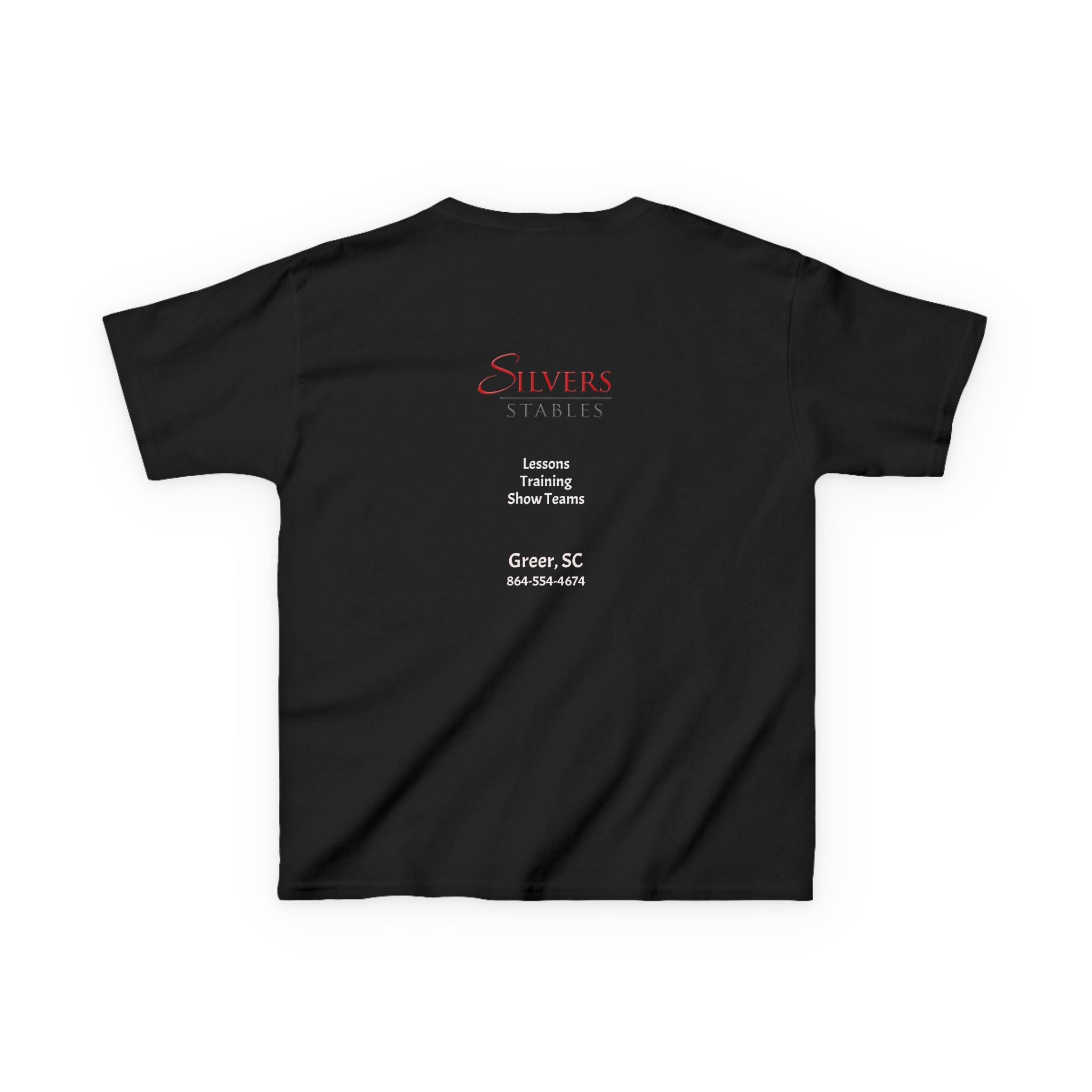 Silvers Stables Front and Back (Kids Heavy Cotton™ Tee)