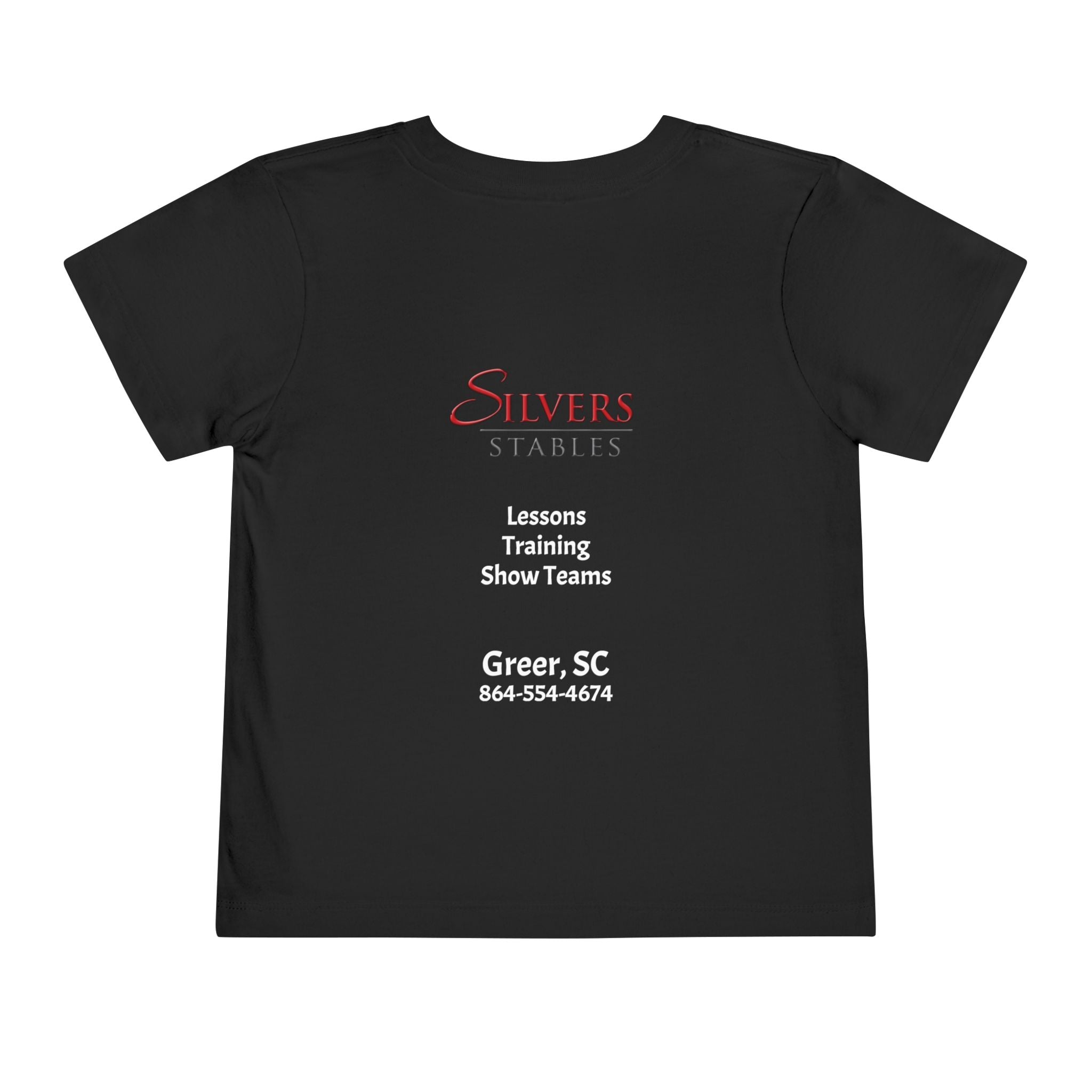 Silvers Stables Toddler Short Sleeve Tee (Back and Front)