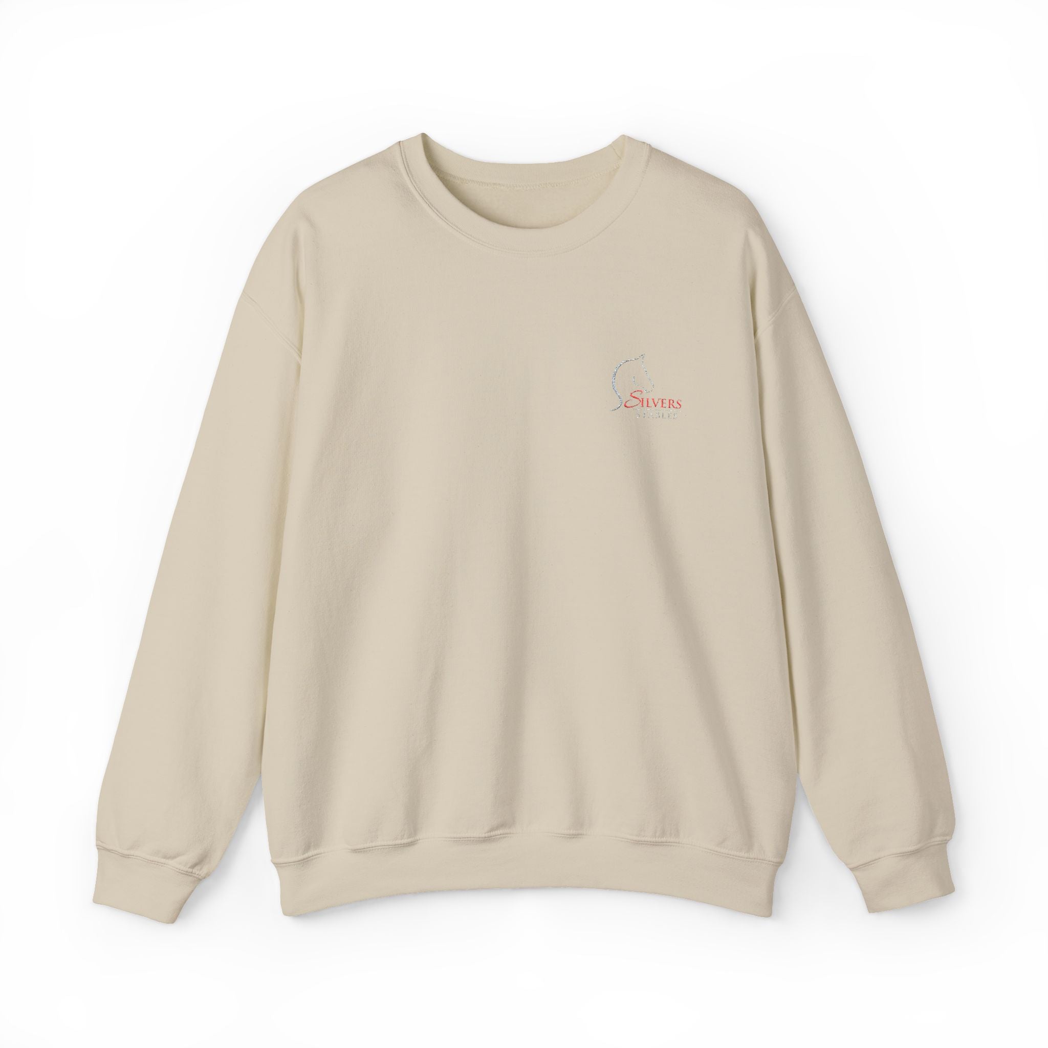 Silvers Stables Unisex Heavy Blend™ Crewneck Sweatshirt (Embroidered Logo)