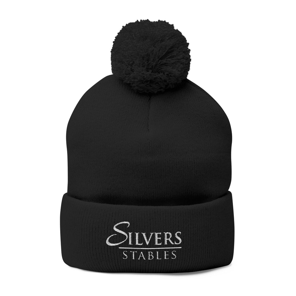 Pom-Pom Knit Cap (Embroidery)