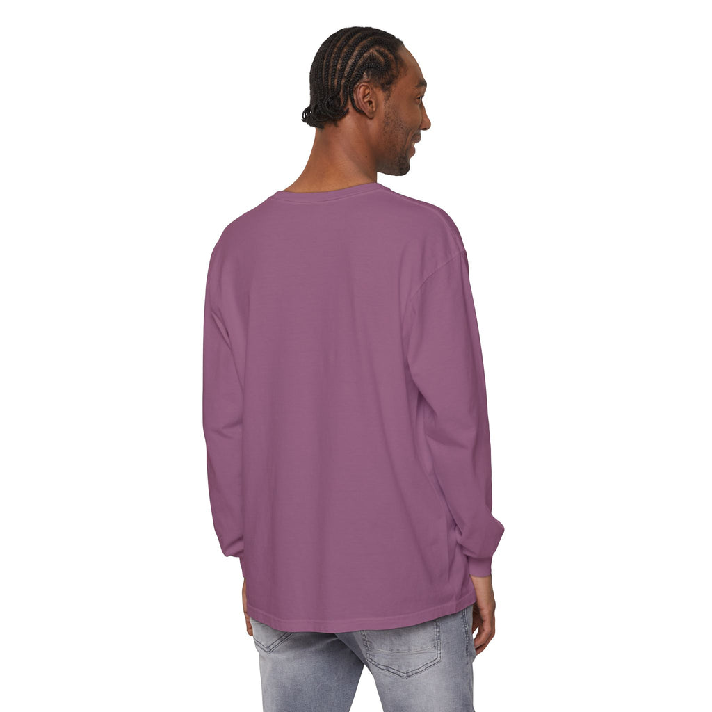 Silvers Unisex Garment-dyed Long Sleeve T-Shirt