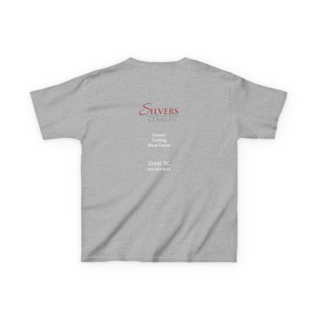 Silvers Stables Front and Back (Kids Heavy Cotton™ Tee)