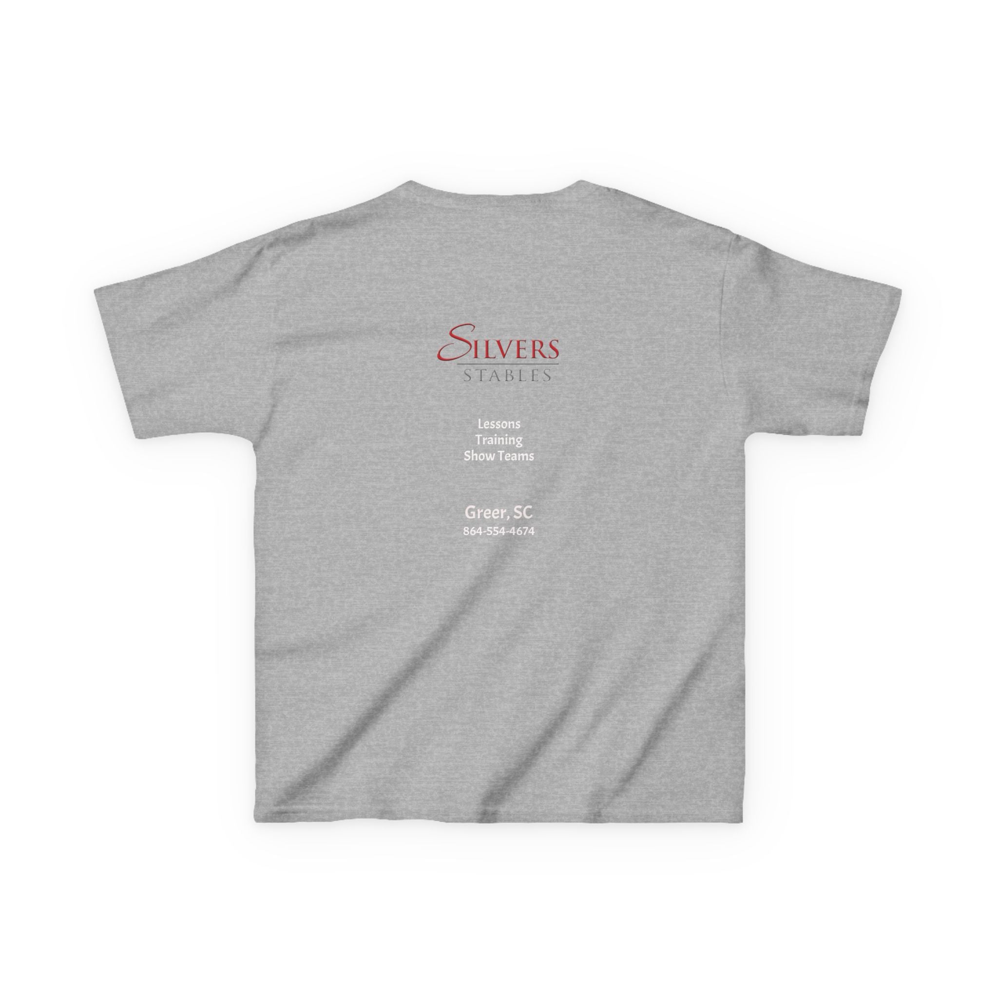 Silvers Stables Front and Back (Kids Heavy Cotton™ Tee)