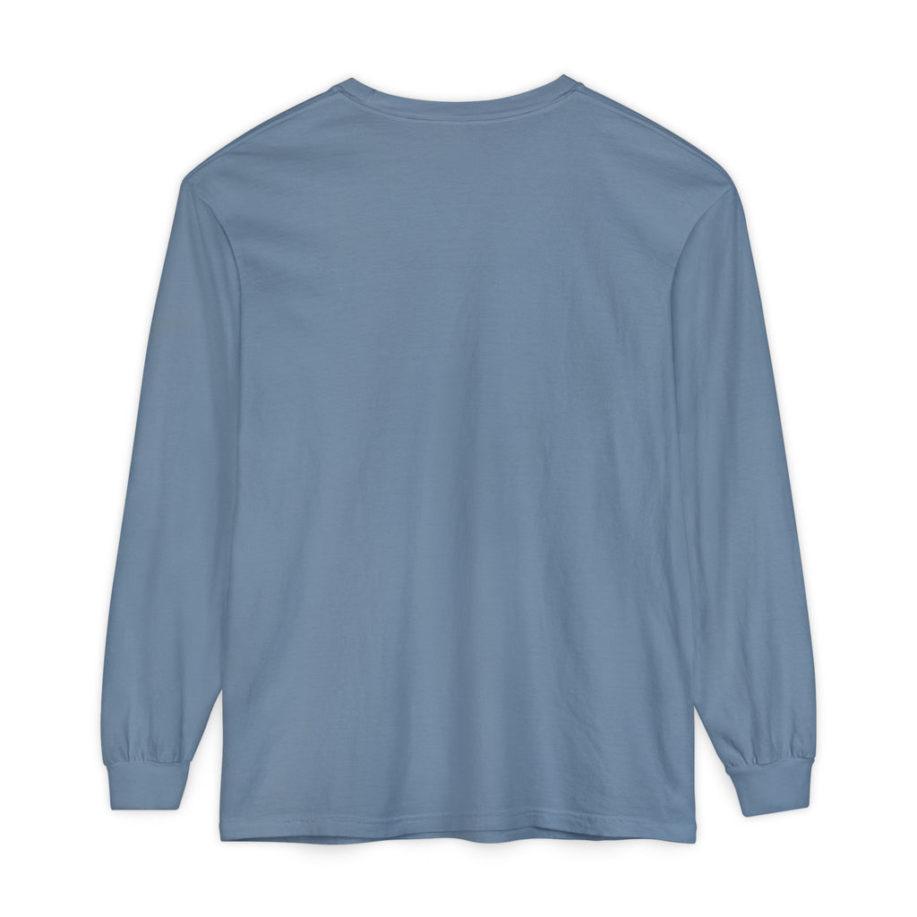 Silvers Unisex Garment-dyed Long Sleeve T-Shirt