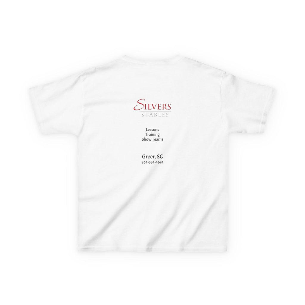 Silvers Stables Front and Back (Kids Heavy Cotton™ Tee)