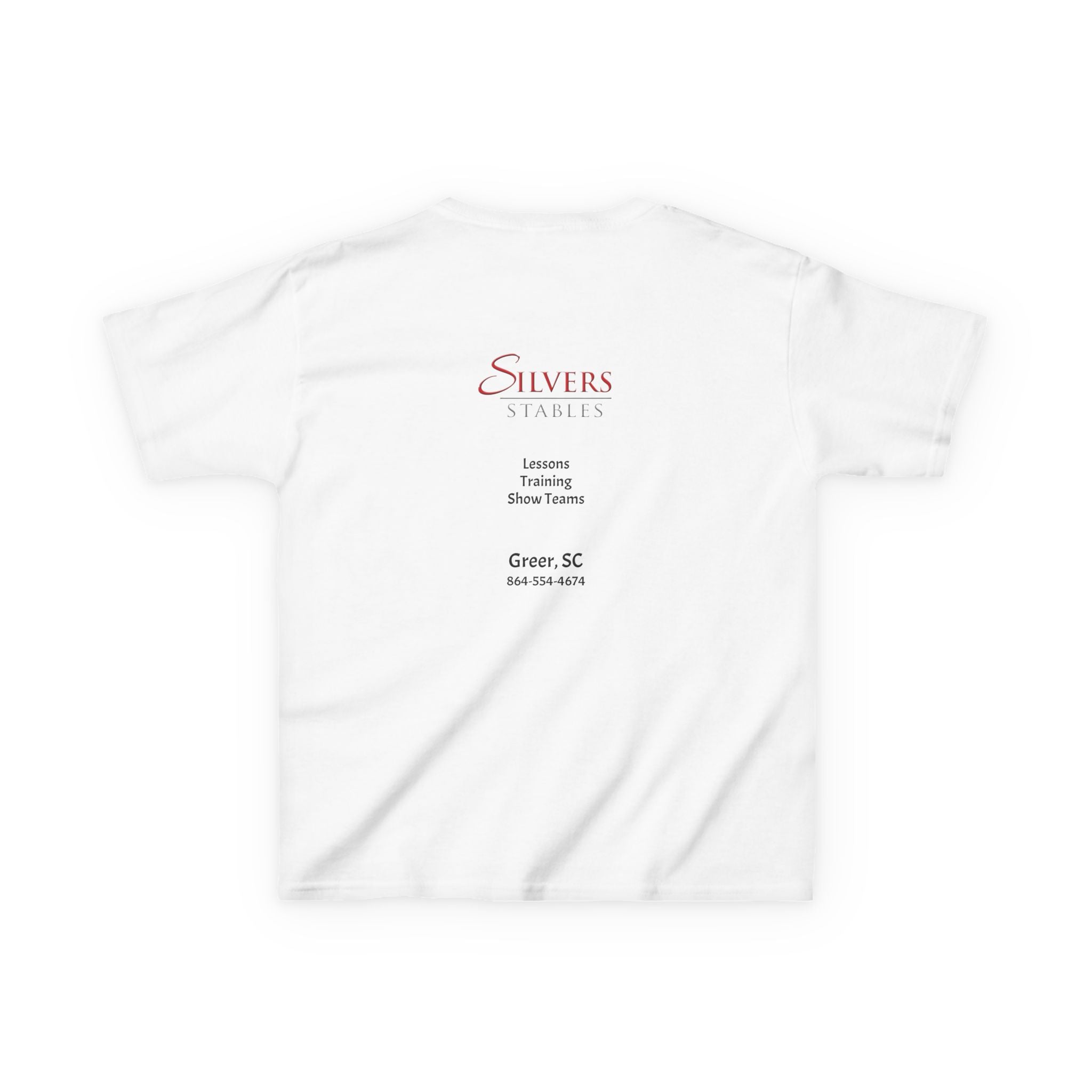 Silvers Stables Front and Back (Kids Heavy Cotton™ Tee)