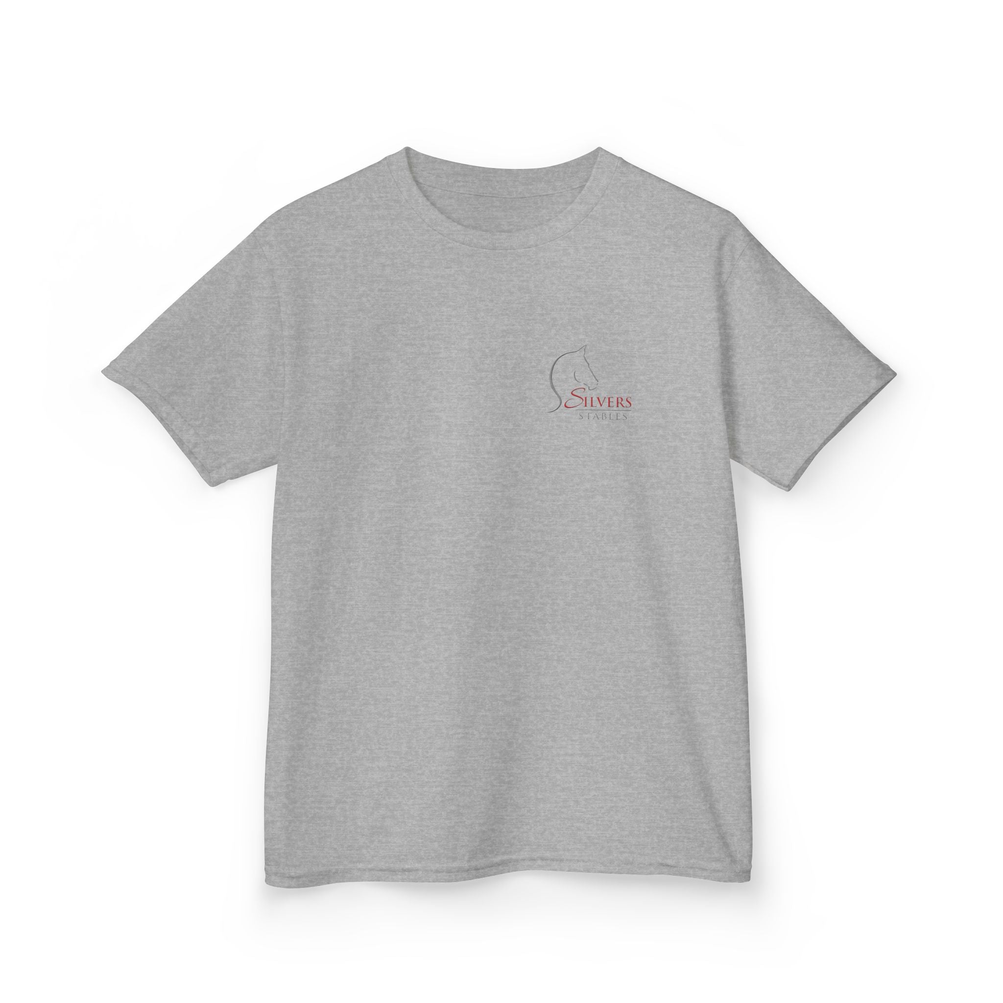 Silvers Stables Front and Back (Kids Heavy Cotton™ Tee)