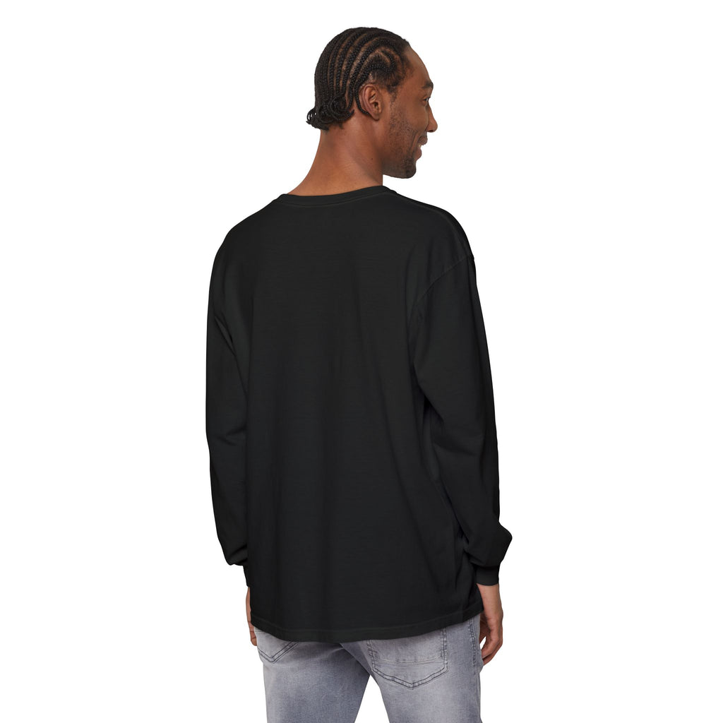 Silvers Unisex Garment-dyed Long Sleeve T-Shirt