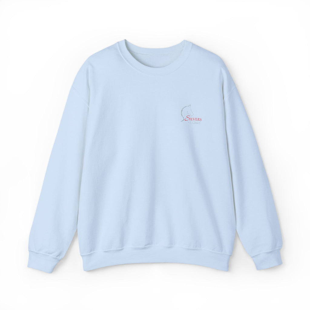Silvers Stables Unisex Heavy Blend™ Crewneck Sweatshirt (Embroidered Logo)