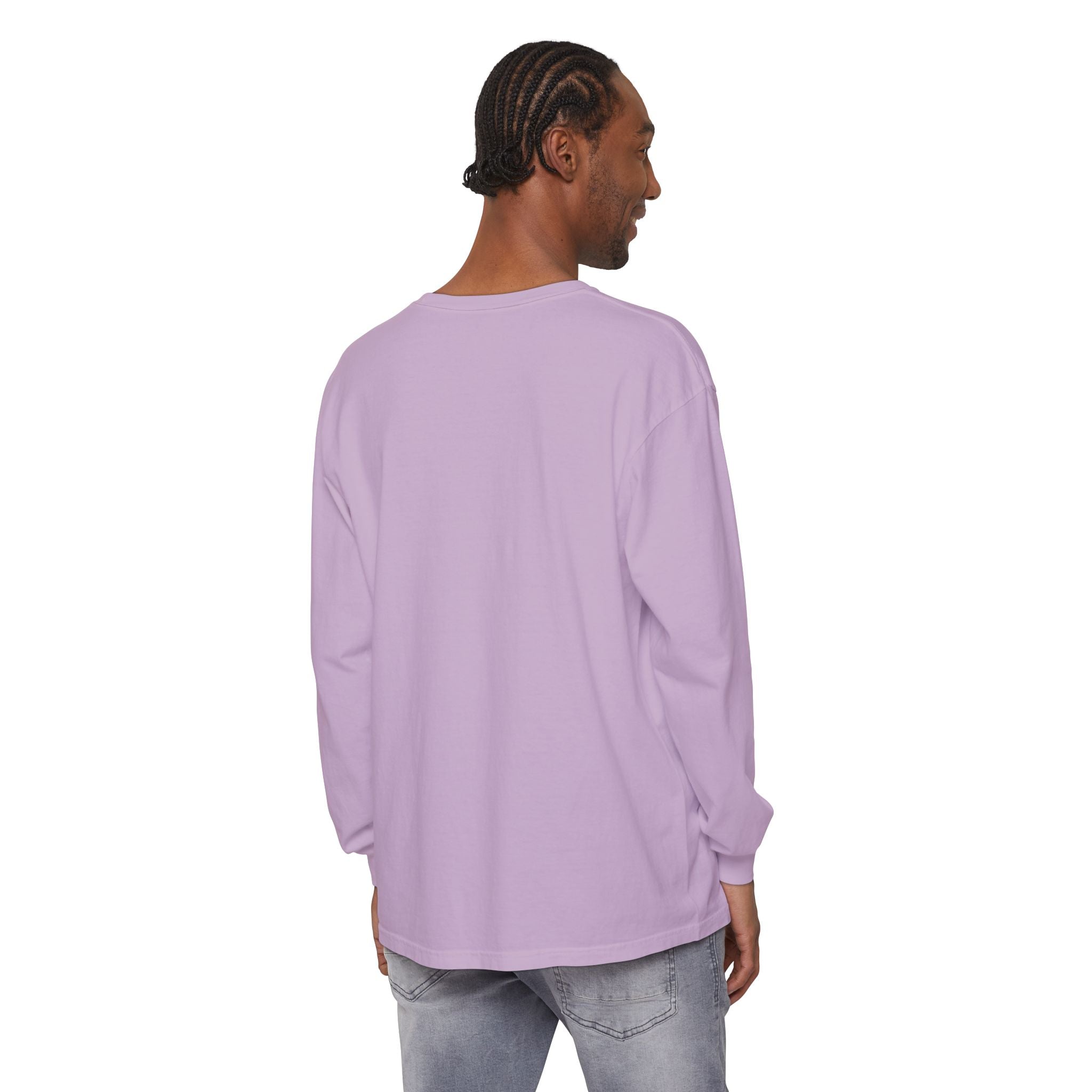 Silvers Unisex Garment-dyed Long Sleeve T-Shirt