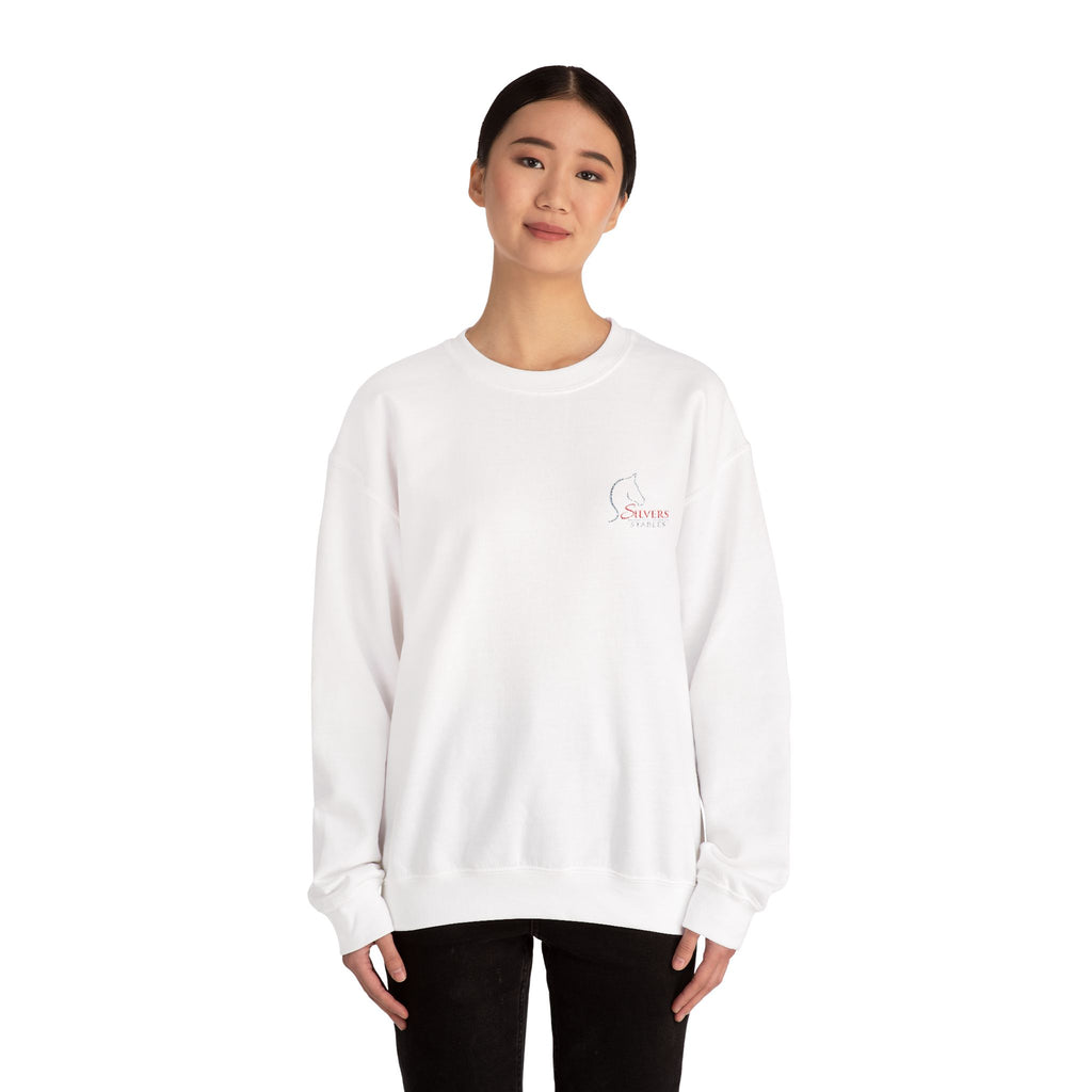 Silvers Stables Unisex Heavy Blend™ Crewneck Sweatshirt (Embroidered Logo)