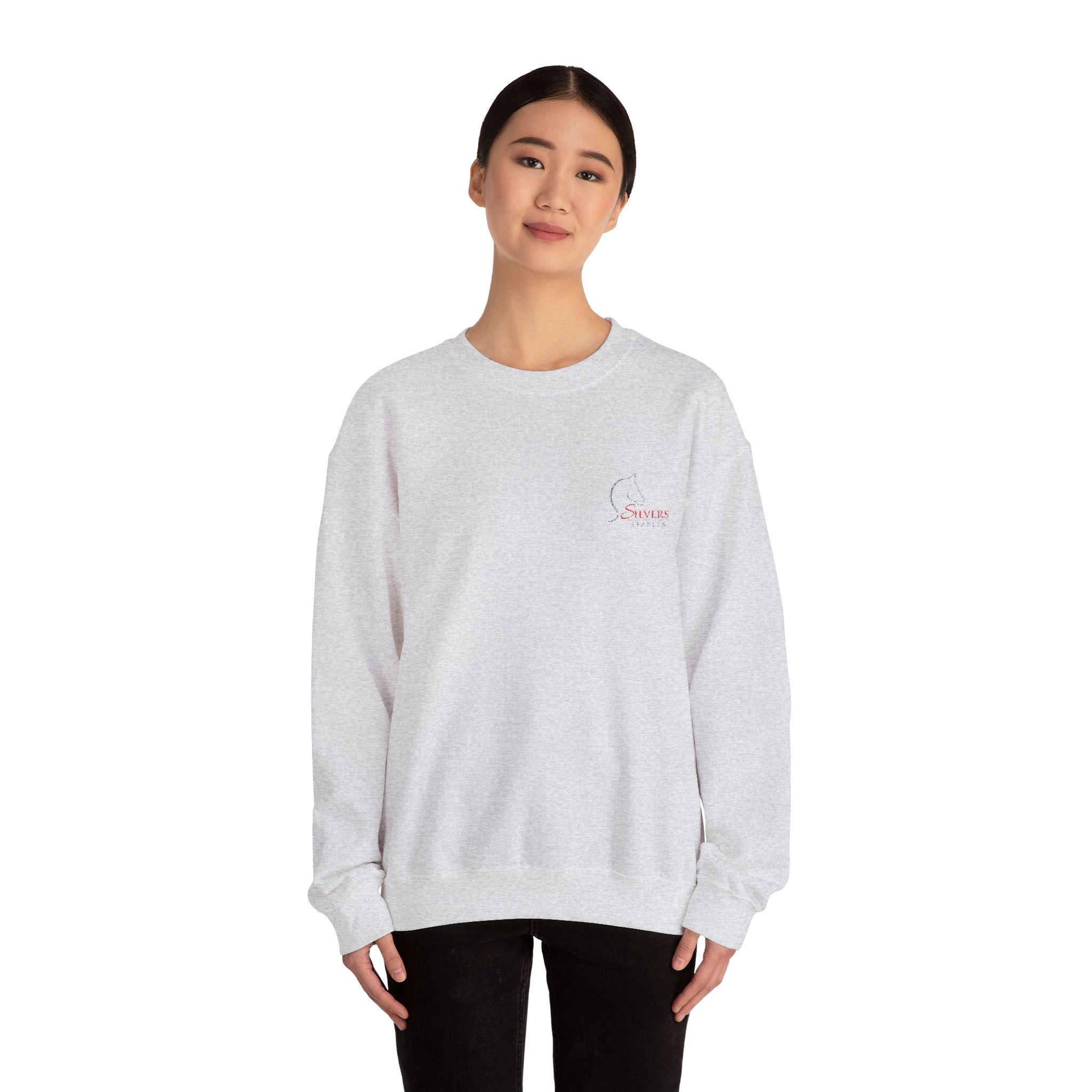 Silvers Stables Unisex Heavy Blend™ Crewneck Sweatshirt (Embroidered Logo)