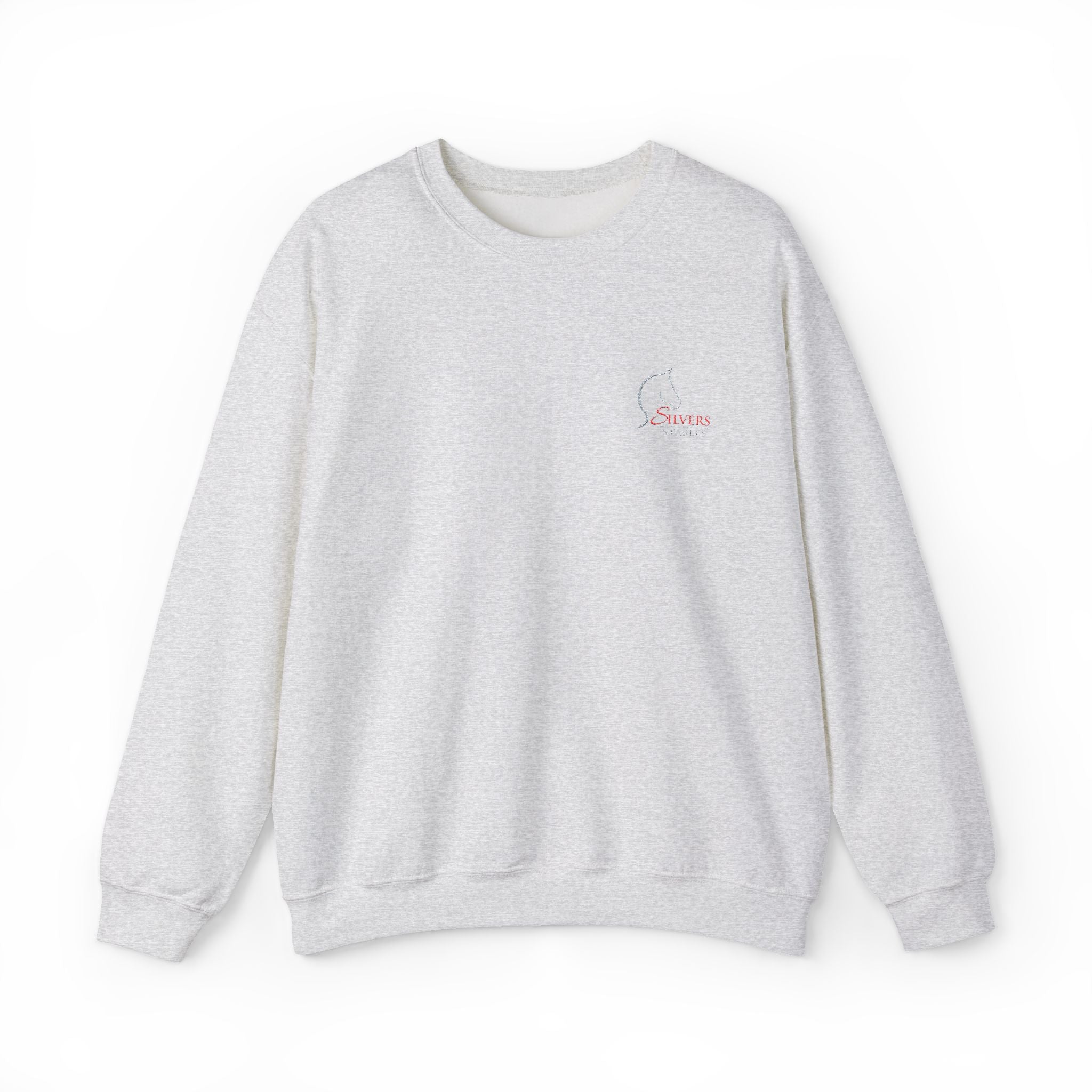 Silvers Stables Unisex Heavy Blend™ Crewneck Sweatshirt (Embroidered Logo)