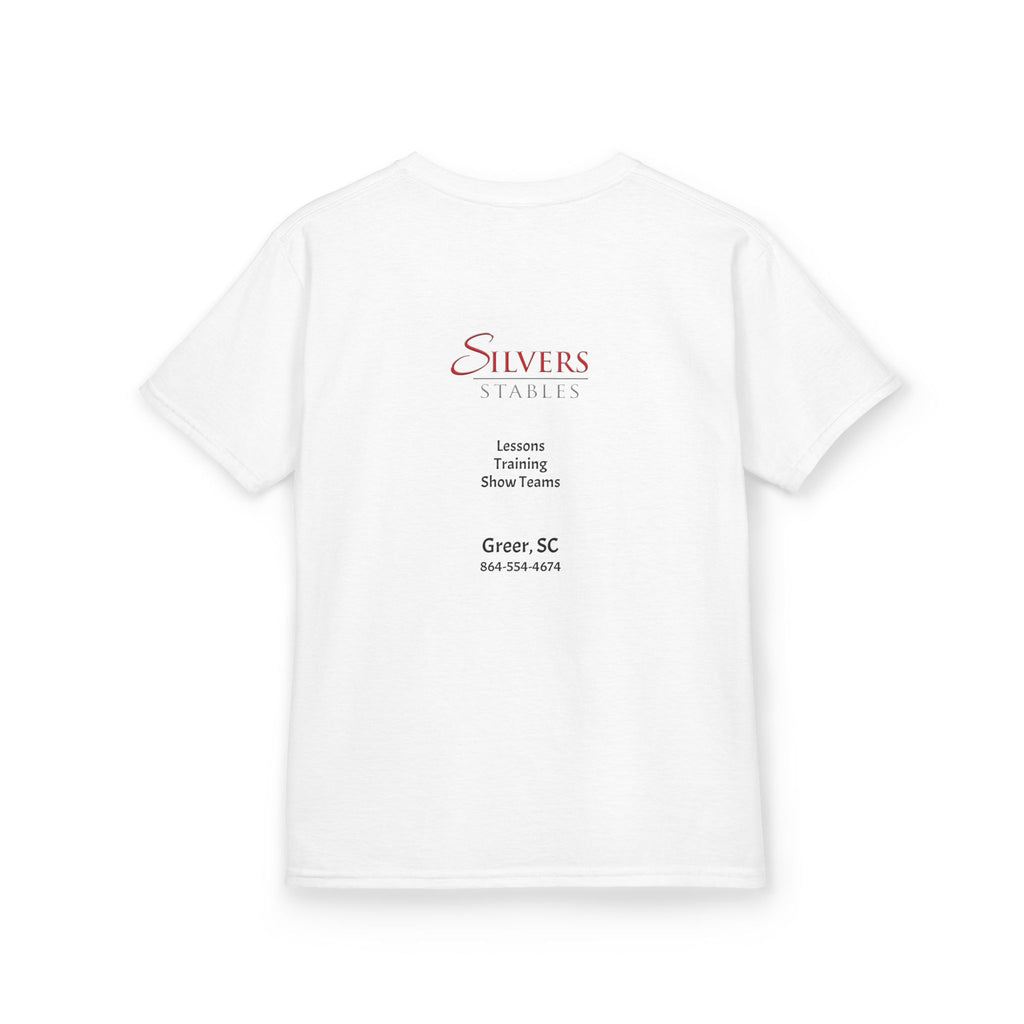Silvers Stables Front and Back (Kids Heavy Cotton™ Tee)