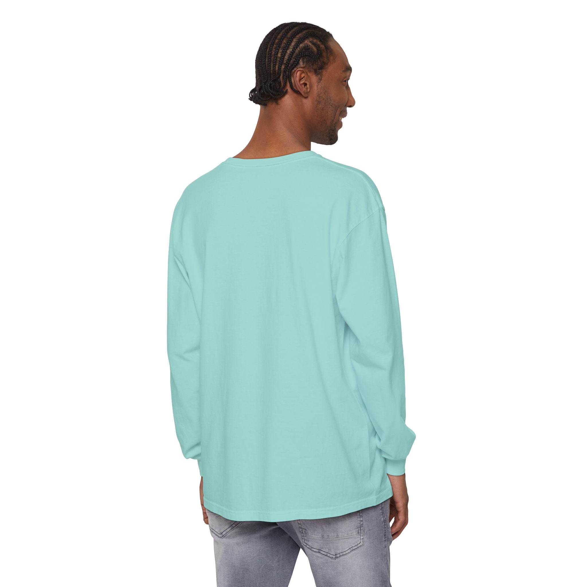Silvers Unisex Garment-dyed Long Sleeve T-Shirt
