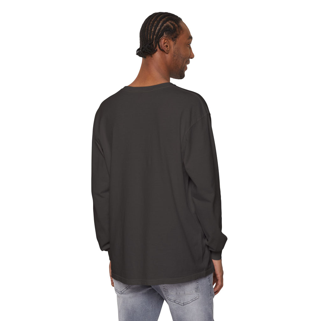 Silvers Unisex Garment-dyed Long Sleeve T-Shirt
