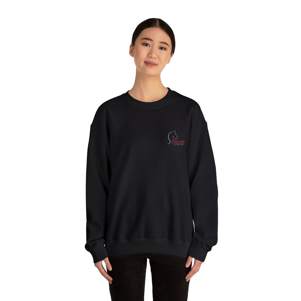 Silvers Stables Unisex Heavy Blend™ Crewneck Sweatshirt (Embroidered Logo)