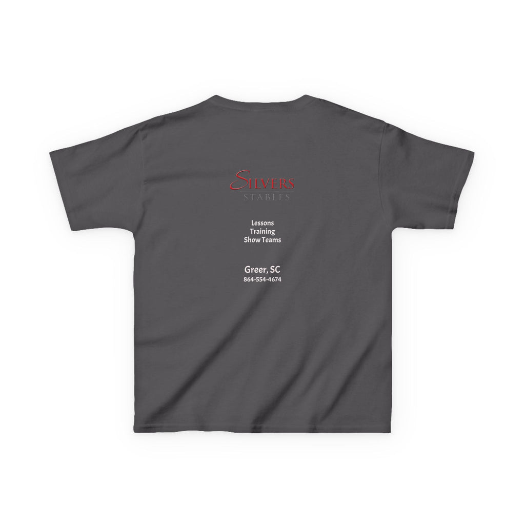 Silvers Stables Front and Back (Kids Heavy Cotton™ Tee)