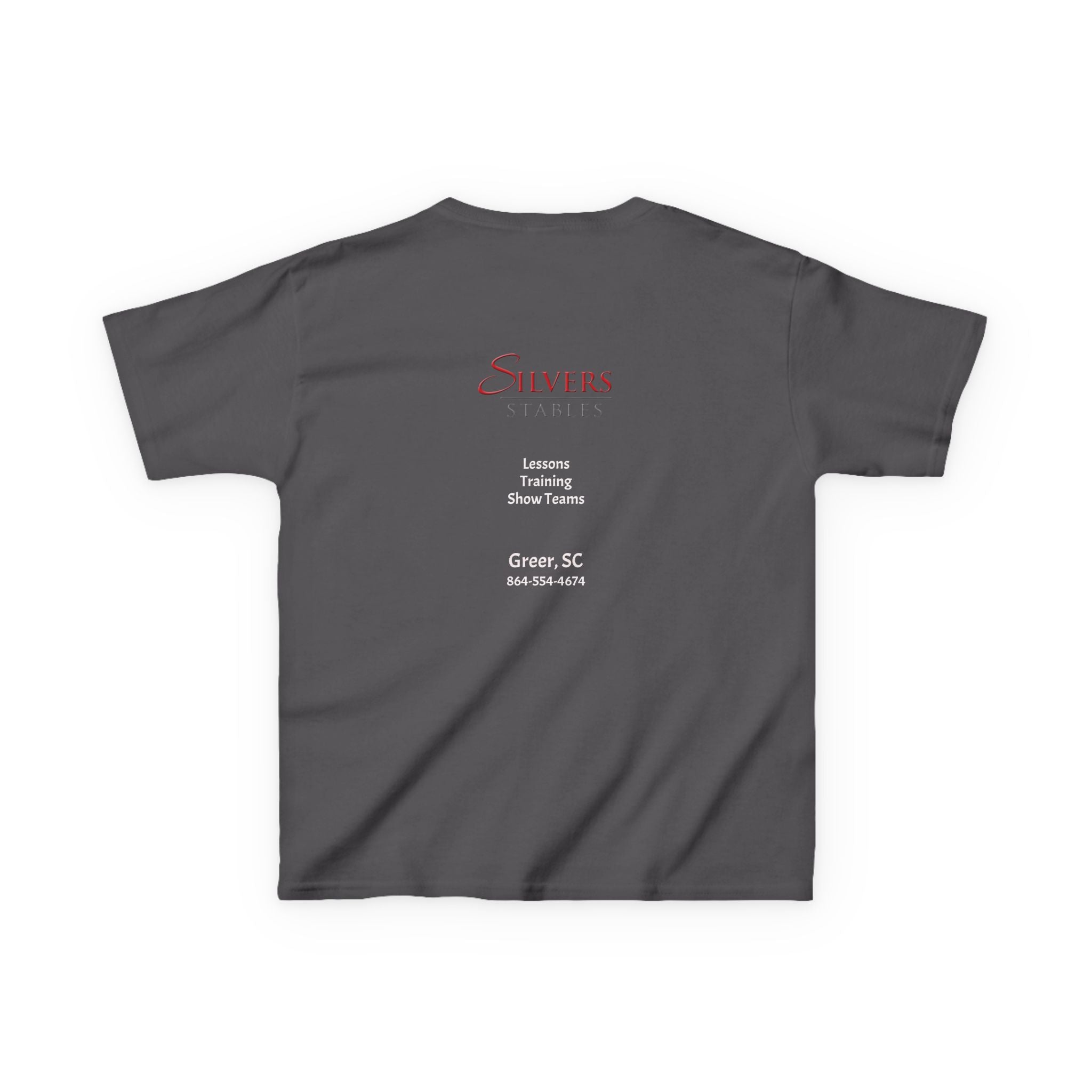 Silvers Stables Front and Back (Kids Heavy Cotton™ Tee)